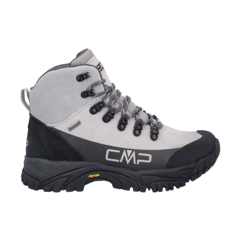 Trekkingsko<CMP Sneakers Vandtæt Læder Vibram Sål Grå