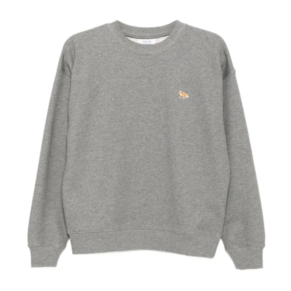 Sweatshirts^Maison Kitsuné Sweater med Lange Ærmer Grå