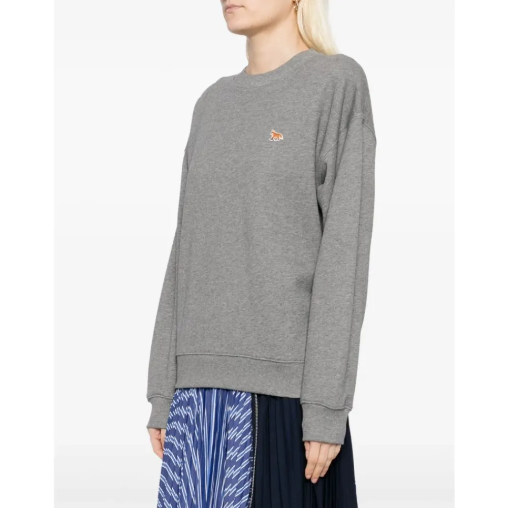 Sweatshirts^Maison Kitsuné Sweater med Lange Ærmer Grå