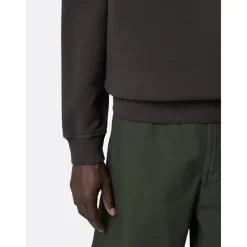 Sweatshirts<Stone Island Sweaters med Compass Logo Print Grå