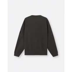 Sweatshirts<Stone Island Sweaters med Compass Logo Print Grå