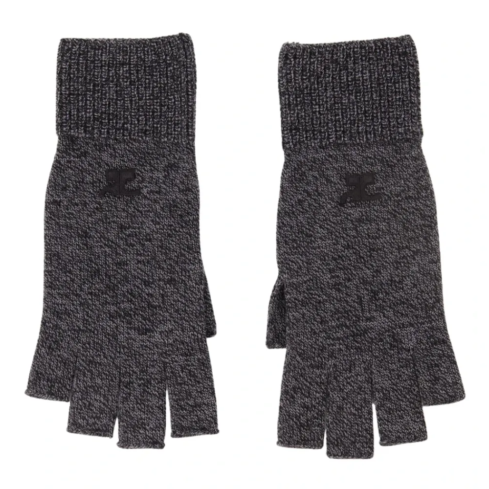 Handsker^Courrèges Uld Unisex Fingerløse Handsker Grå