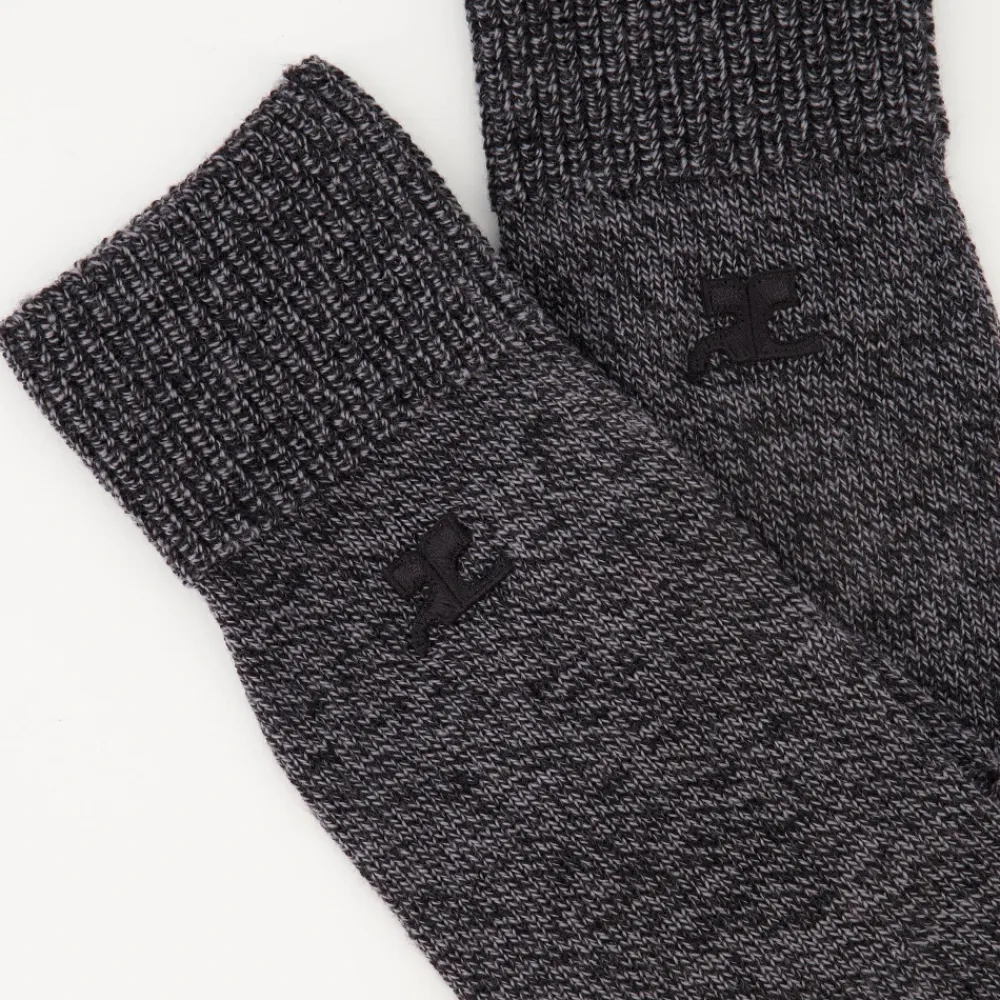 Handsker^Courrèges Uld Unisex Fingerløse Handsker Grå