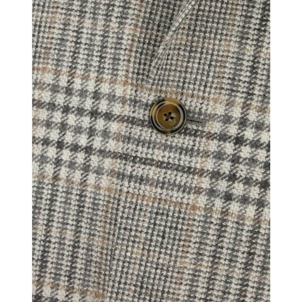 Jakker<Lardini Grå Uld-Kashmir Jakke AW25 Beige