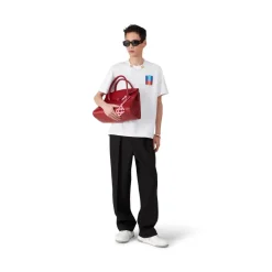 T-Shirts<Casablanca Gradient Casa Logo T-Shirt Hvid