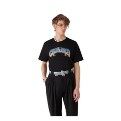 T-Shirts^Casablanca Gradient Gothic Kortærmet T-shirt Sort