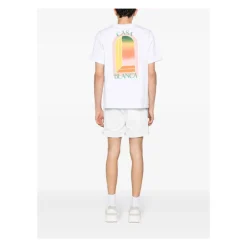 T-Shirts^Casablanca Gradient L'Arche T-Shirt Hvid