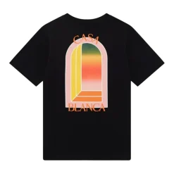 T-Shirts<Casablanca Gradient L'Arche T-Shirt Sort