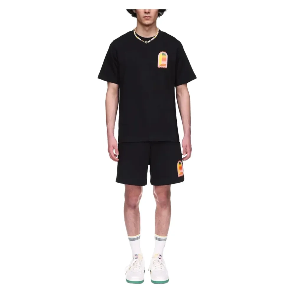T-Shirts<Casablanca Gradient L'Arche T-Shirt Sort