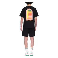 T-Shirts<Casablanca Gradient L'Arche T-Shirt Sort