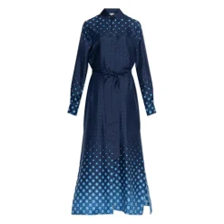 Kjoler<Casablanca Gradient Silke Skjortekjole Blå