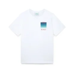 T-Shirts<Casablanca Gradient T-shirt Hvid