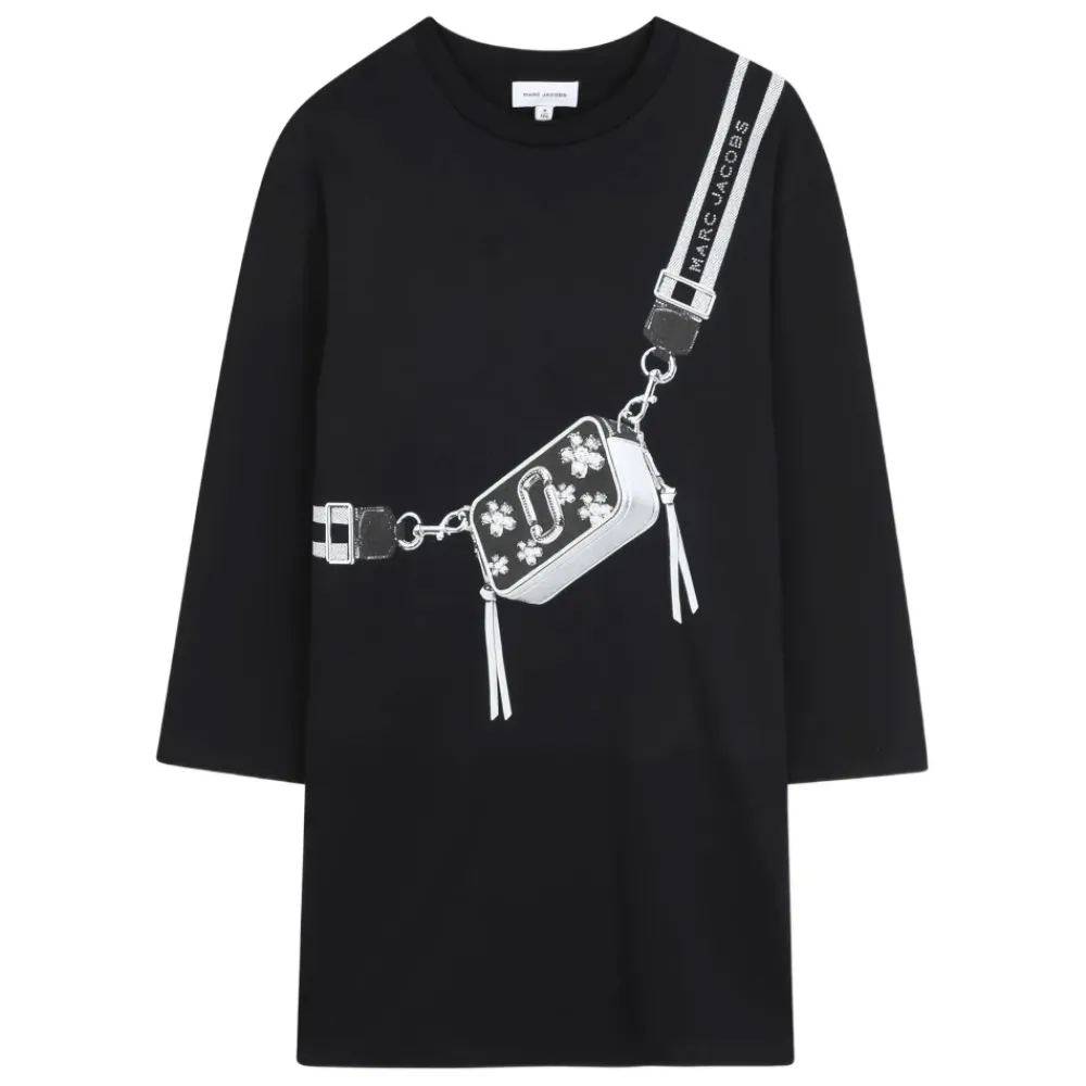 Kjoler & Nederdele<Marc Jacobs Grafisk Taske Print Kjole Sort