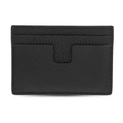 Punge & Kortholder^Tom Ford Grain Leather Classic Cardholder Sort
