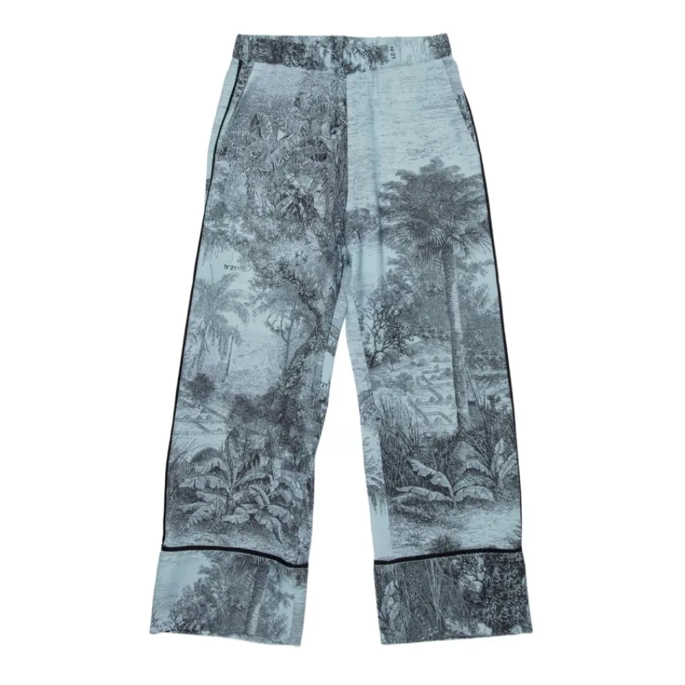 Underdele<N21 Graphic Print Trousers Multifarvet