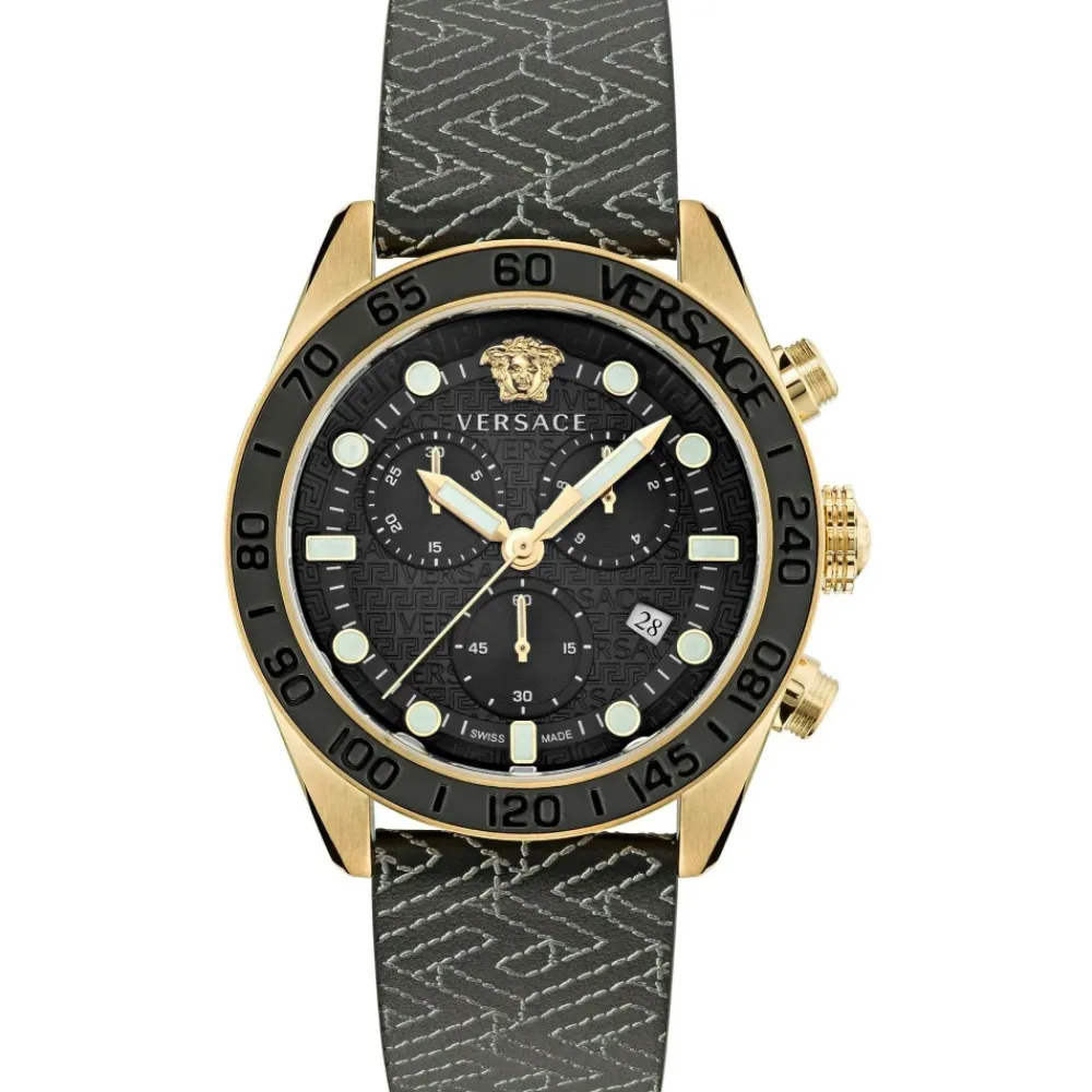 Ure<Versace Greca Dome Chrono Sort