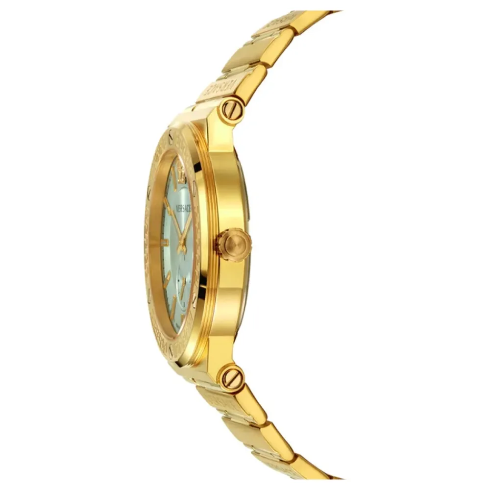Ure^Versace GRECA LOGO Chronograph Rustfrit Stål Ur Gul