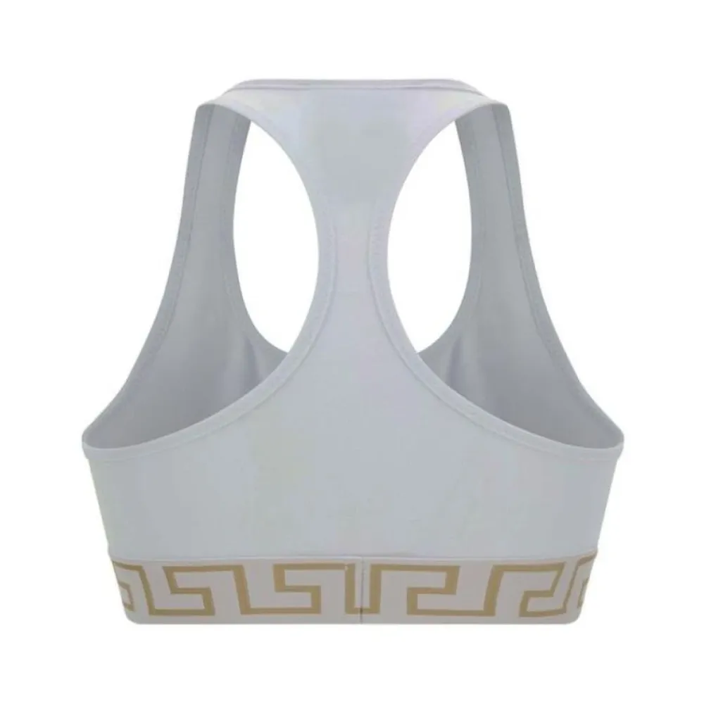 T-Shirts & Toppe<Versace Greca Sports BH Hvid