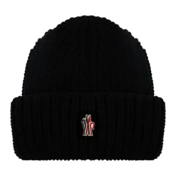 Huer, Kasketter & Hatte^Moncler Grenoble Apres-Ski Beanie Sort