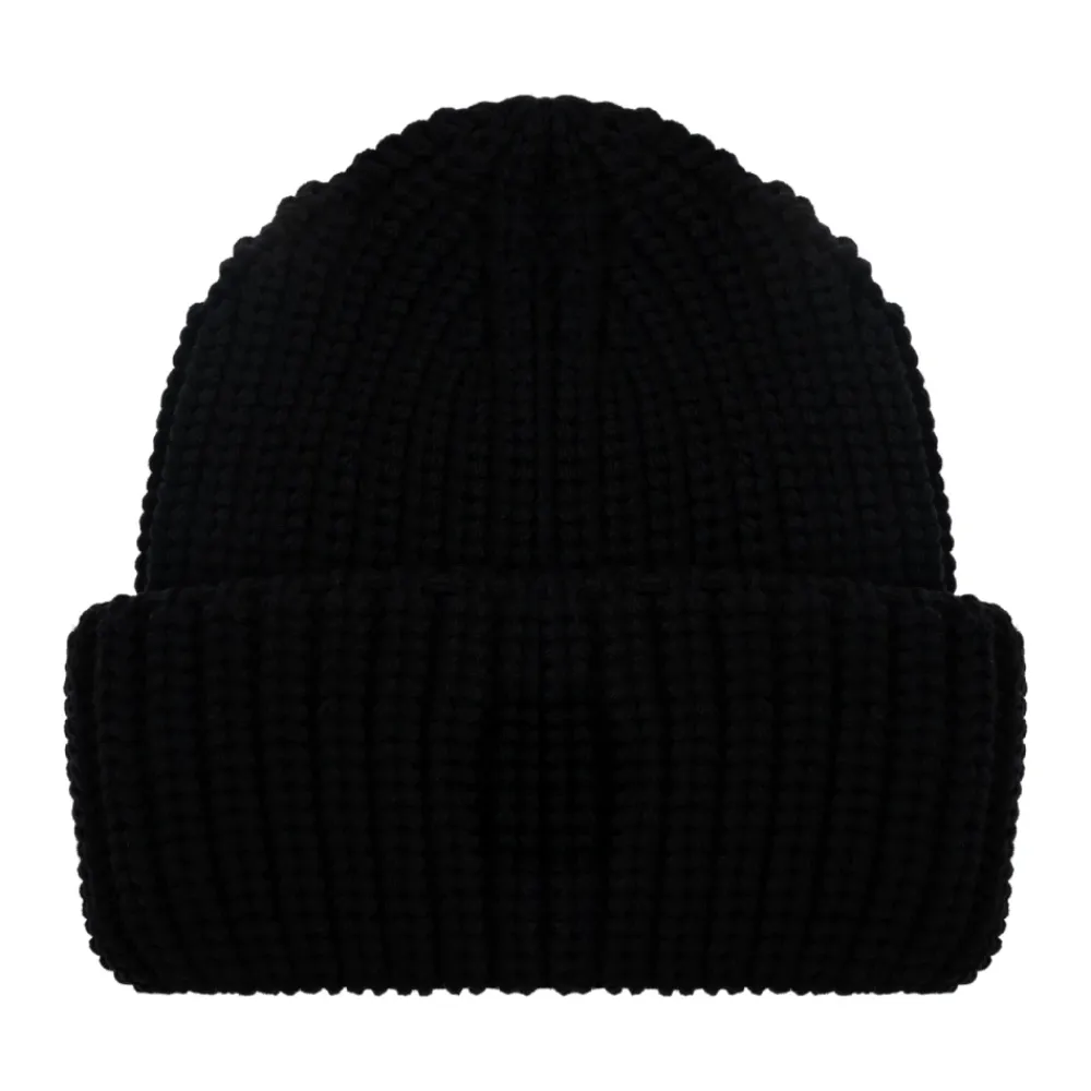 Huer, Kasketter & Hatte^Moncler Grenoble Apres-Ski Beanie Sort