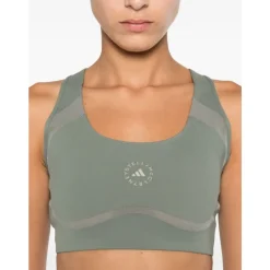 T-Shirts & Toppe<Adidas by Stella McCartney Gym BH Logo Undertøj Grøn