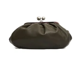Clutch<Weekend Max Mara Håndtaske med Unik Lukning Grøn