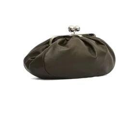 Clutch<Weekend Max Mara Håndtaske med Unik Lukning Grøn
