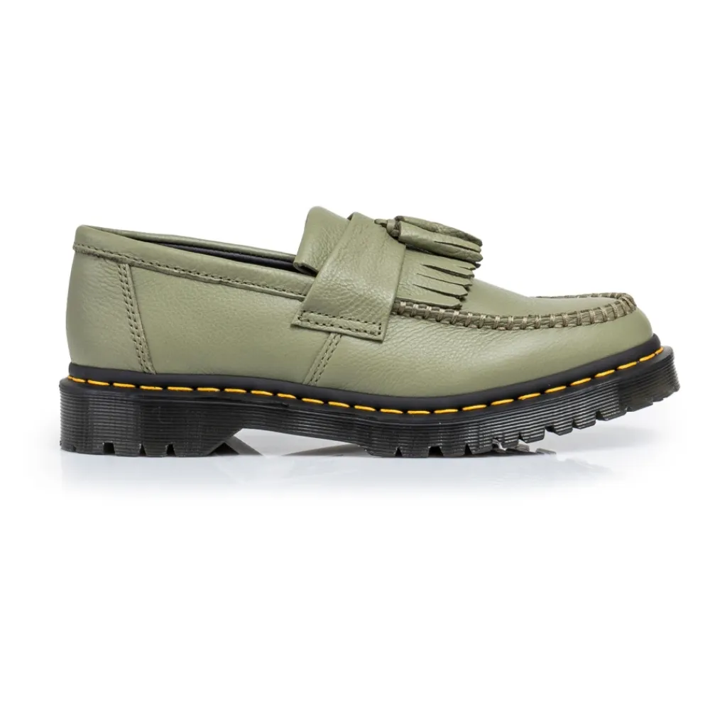 Loafers<Dr. Martens Læder Damesko Adrian Grøn