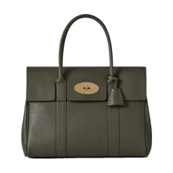 Håndtasker^Mulberry læder skuldertaske med lås Grøn