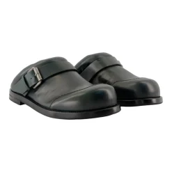 Loafers^Acne Studios Læder Spænde Mules Grøn