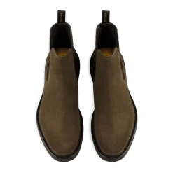 Chelsea Boots<Doucal's læderstøvler med gummisål Grøn