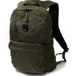 Rygsække<C.P. Company Linse Detalje Nylon Rygsæk Grøn