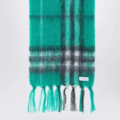 Halstørklæder Og Tørklæder^Burberry Mohair Uld Tørklæde Grøn
