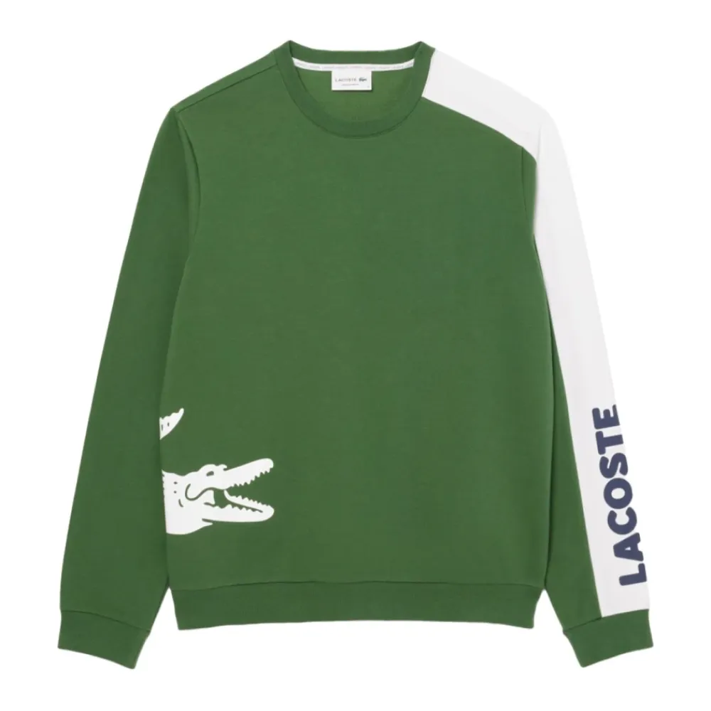 Sweatshirts<Lacoste Slim Fit Langærmet T-shirt Grøn