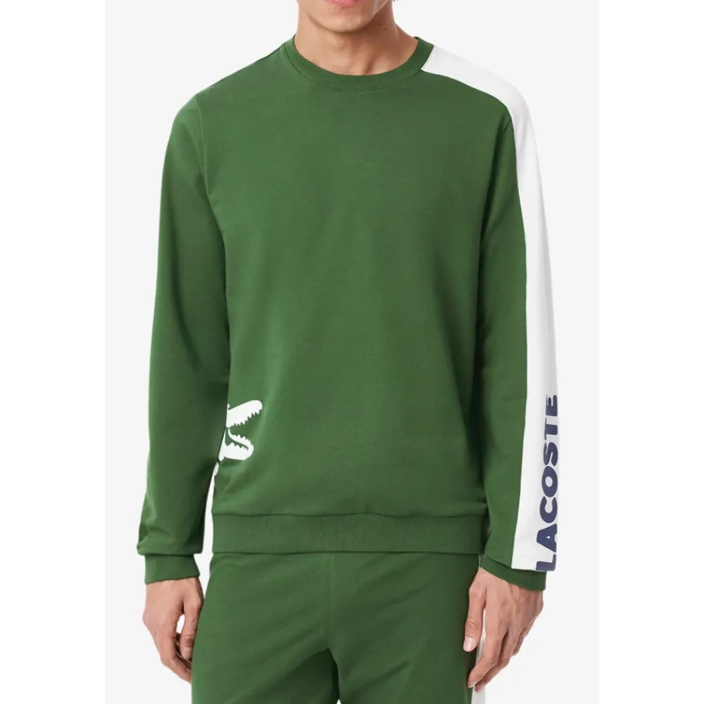 Sweatshirts<Lacoste Slim Fit Langærmet T-shirt Grøn
