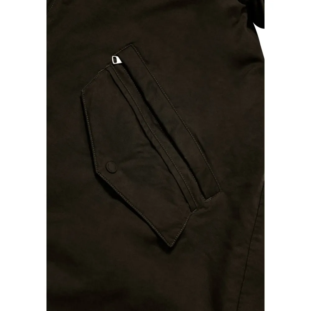 Frakker^BomBoogie Windbreaker Jakke AW25 Urban Stil Grøn