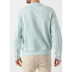 Trøjer|Sweatshirts^Hugo Grøn- Basis Rundhals Sweatshirt Blå
