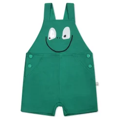 Jumpsuits<Stella McCartney ne bomuldsbukser med frødetalje Grøn
