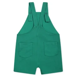Jumpsuits<Stella McCartney ne bomuldsbukser med frødetalje Grøn