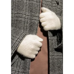 Handsker<Jacquemus Gros Grain Handsker Beige