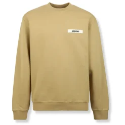 Trøjer|Sweatshirts<Jacquemus Gros Grain Sweatshirt Beige