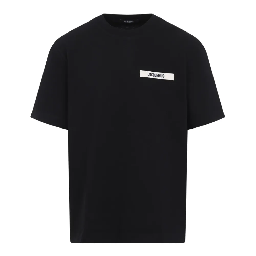 T-Shirts<Jacquemus Gros Grain T-shirt Sort