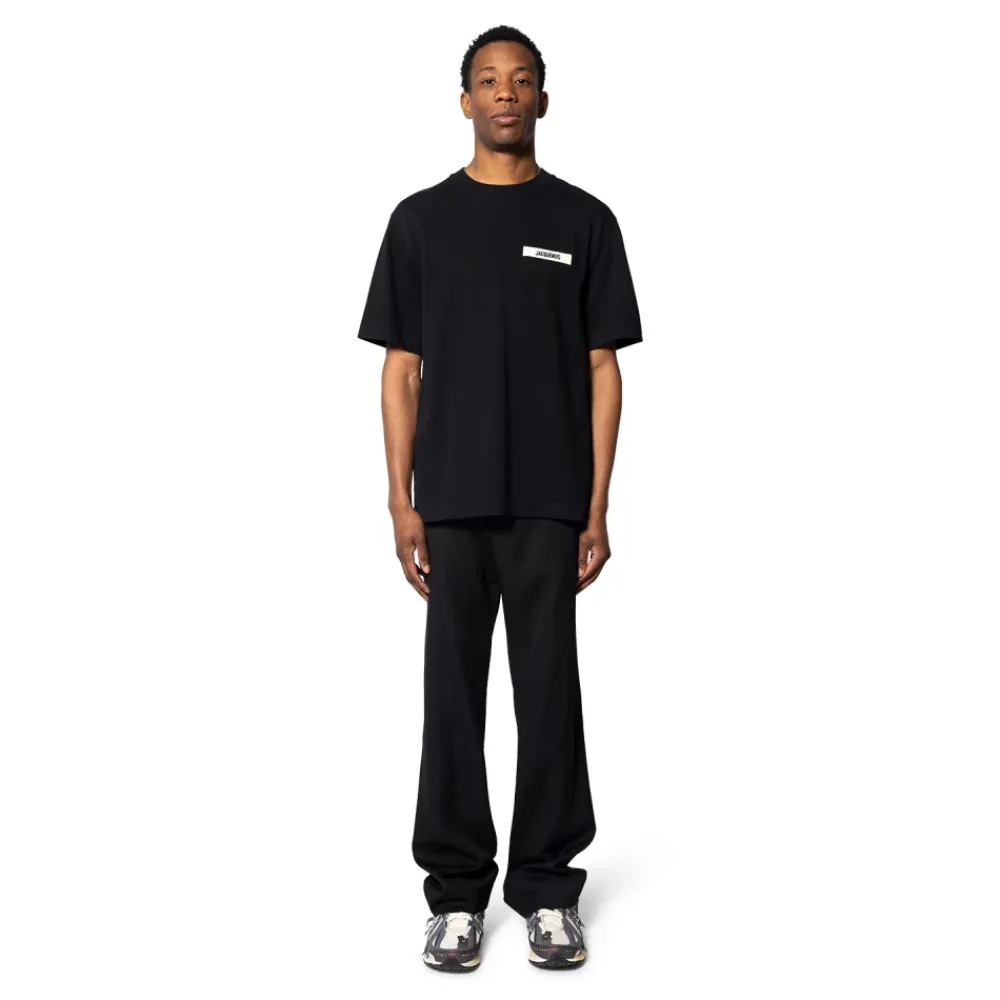 T-Shirts<Jacquemus Gros Grain T-shirt Sort