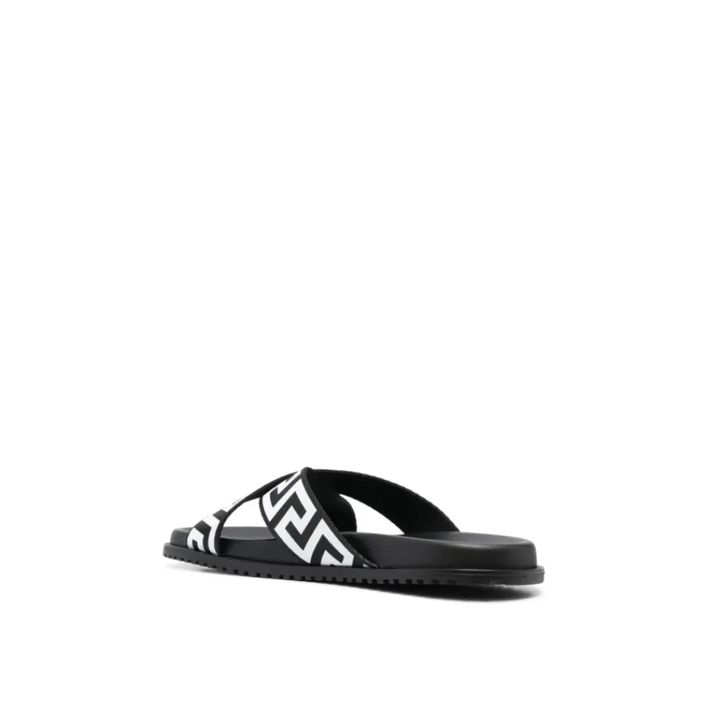Sandaler^Versace GRÆSK PRINT SLIDE SANDALER Sort