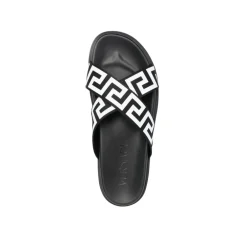 Sandaler^Versace GRÆSK PRINT SLIDE SANDALER Sort