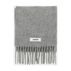 Tørklæder<Jacquemus t Uldtørklæde - Carro Style Grå