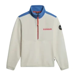 Fleece^Napapijri Gul Half Zip Fleece Anderby Hvid