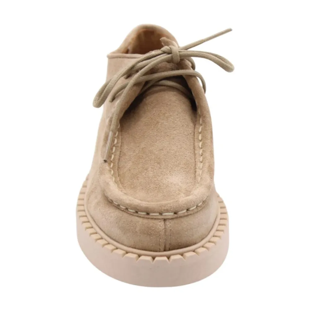 Snøresko^CTWLK. Gul Snøresko Beige