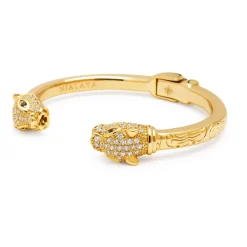Smykker<Nialaya d CZ Panther Armbånd Gul