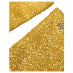 Handsker^Dolce & Gabbana d Lurex Mid Arm Handsker Gul